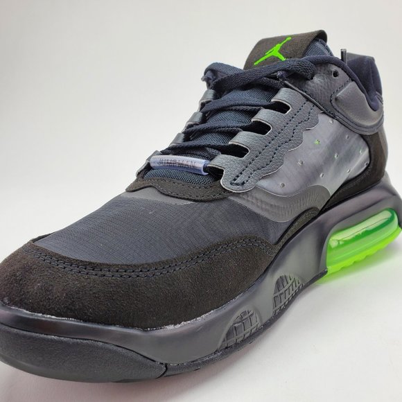 NEW Jordan Max 200 Black Green Shoes Sneakers - Picture 7 of 9